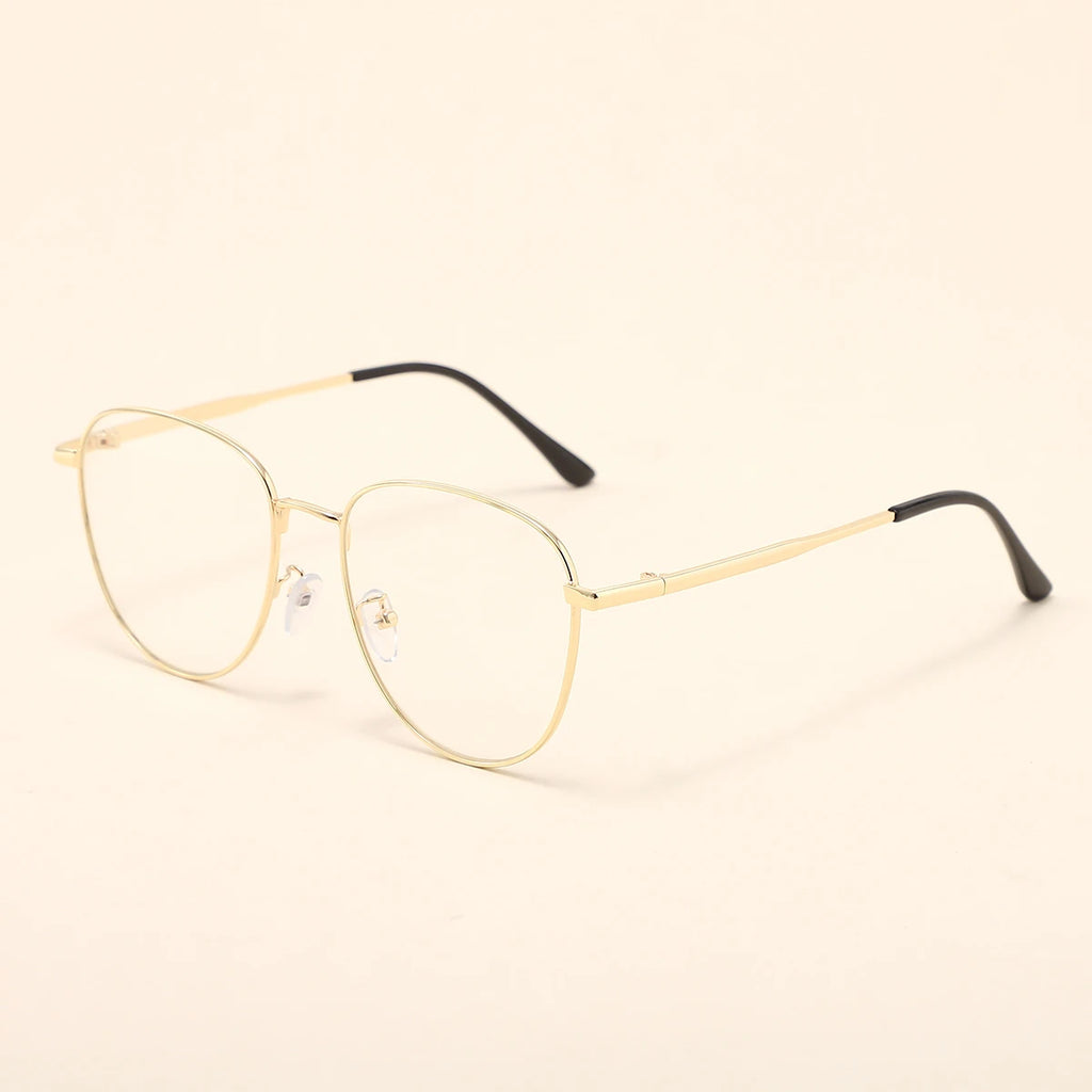 New metal flat fashion plain picture frame retro mirror unisex.