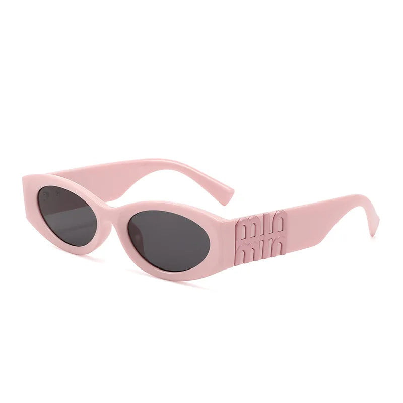 Hollow-out cat's eye sunglasses drag elder sister new tide concave fashion street shooting ultra-black sunglasses female ins.